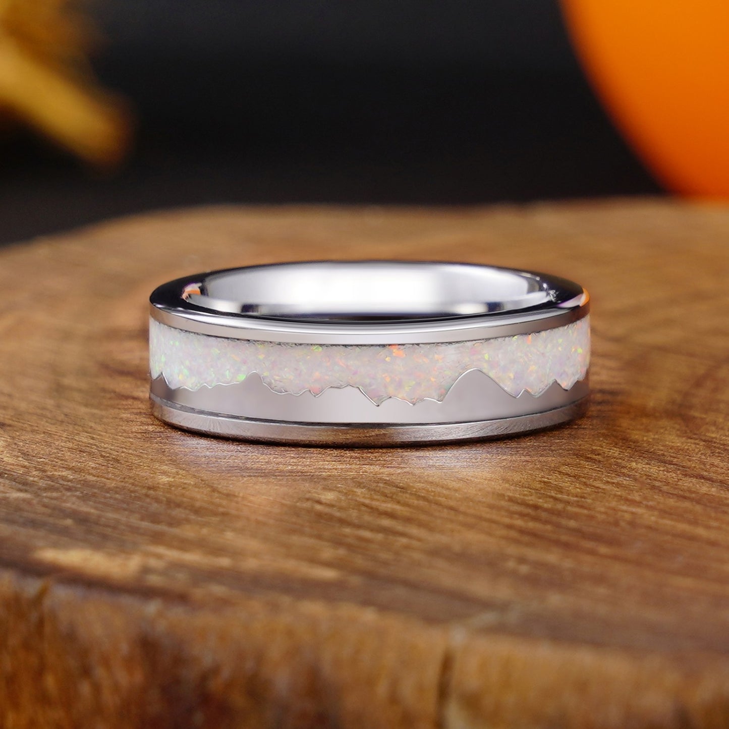 Custom Made Rings (Natural Gemstones Inlay)