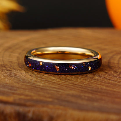 Custom Made Rings (Natural Gemstones Inlay)